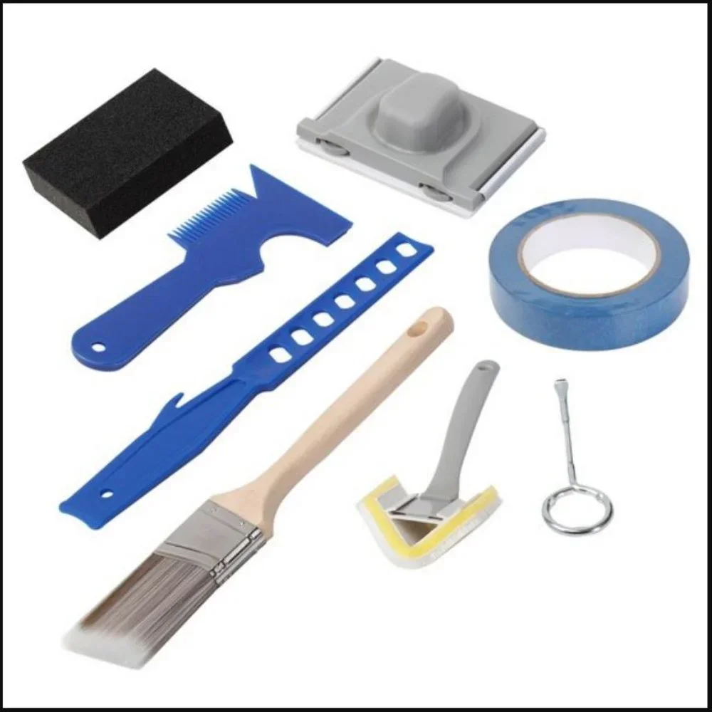 NEW 25 Piece Painting Tools Paint Roller DIY Home Improvement Supplies brushes s